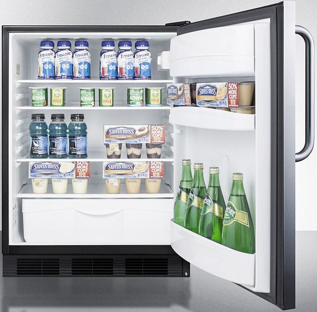 Accucold® by Summit® 24" 5.5 Cu. Ft. Stainless Steel Compact Refrigerator-3