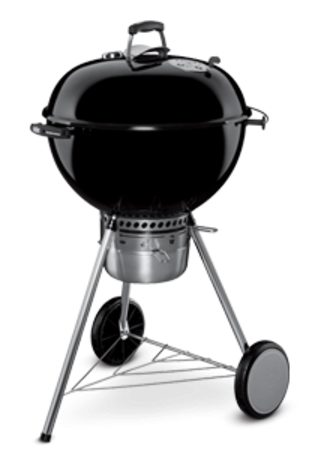 Weber® Grills® Master-Touch Series 24" Black Freestanding Charcoal Grill-1