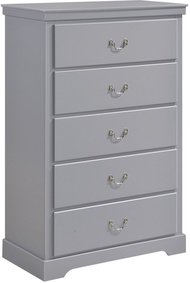 Mazin Furniture Seabright Gray Chest-0