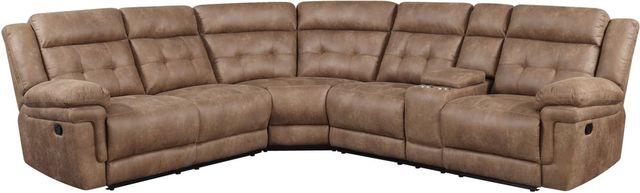 Steve Silver Co. Anastasia 3-Piece Cocoa Reclining Sectional-0
