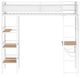 Coaster® Campus Matte White Youth Twin Loft Bed-1