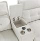 Homelegance® Salida 6-Piece White Power Reclining Sectional with Power Headrests-4