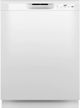 GE® 24" White Built-In Dishwasher with Front Controls and Power Cord-0