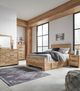 Signature Design by Ashley® Hyanna Tan Brown Full Panel Storage Bed-4