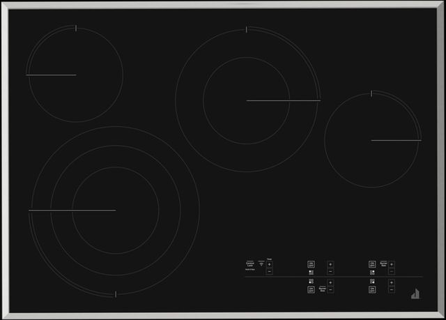 JennAir® Lustre 31" Stainless Steel Radiant Electric Cooktop-0