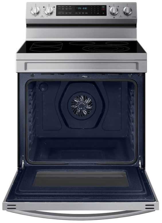 Samsung 30" Fingerprint Resistant Stainless Steel Freestanding Electric Range-2