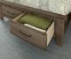 Vaughan-Bassett Sawmill Saddle Grey Queen Louver Storage Bed-2