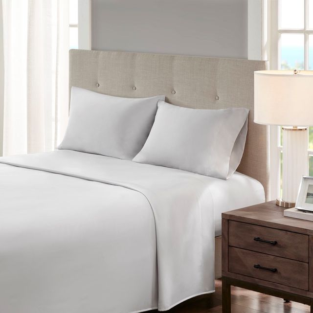 Olliix by Madison Park Sahara 14 Piece Jacquard Complete Black King Bedding Set Bonus Throw Euro Shams-2