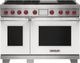 Wolf® 48" White Pro Style Dual Fuel Range-2