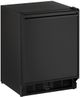 U-Line® ADA Series 3.3 Cu. Ft. Black Compact Refrigerator-0