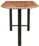 Coast2Coast Home™ Hill Crest Brown Counter Height Dining Table with Black Base-5