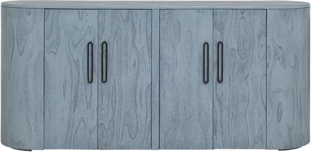 International Furniture Direct Balam Blue Console-2