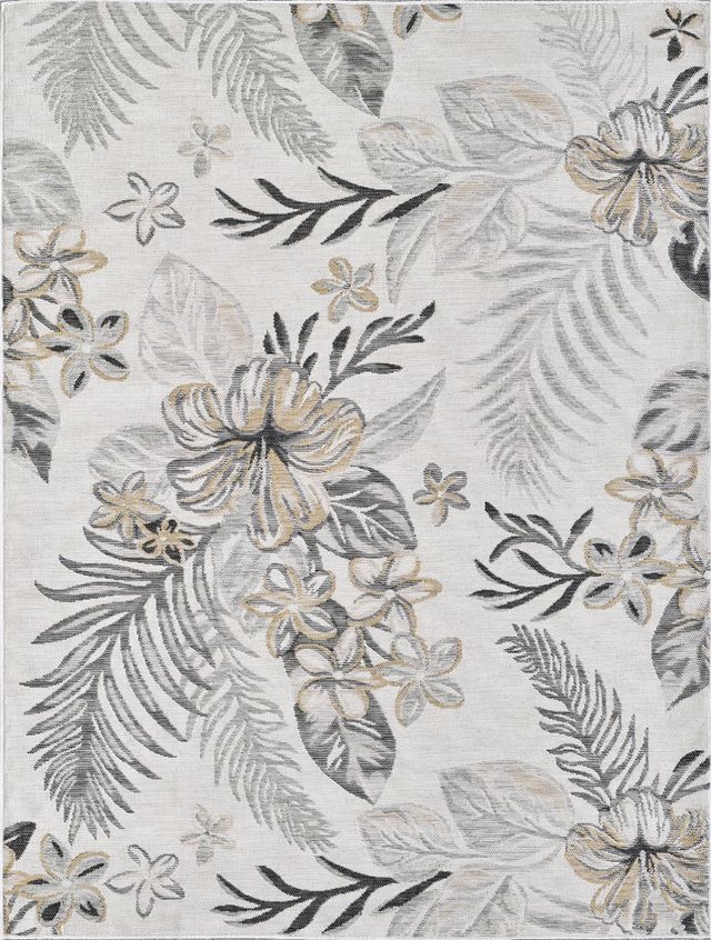 KAS Rugs Dahlia Brown/Ivory 5'x7' Area Rug-3