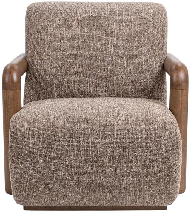 Classic Home Welson Warm Mocha Swivel Accent Chair-1