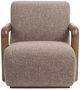 Classic Home Welson Warm Mocha Swivel Accent Chair-2