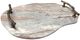 Uttermost® Stone and Twig Gray/White Indoor-Outdoor MarbleTray-3
