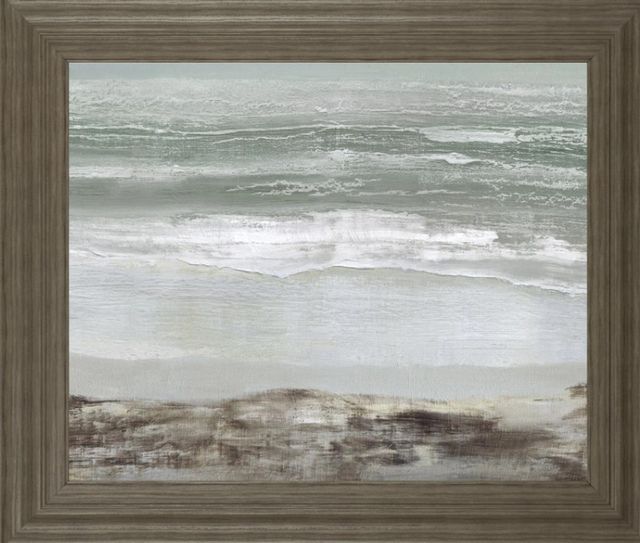 Classy Art Grey Dawn by Caroline Gold Framed Print Wall Art-1
