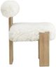 Modus Furniture Nia Lioness/Sheepskin Upholstered Dining Side Chair-3