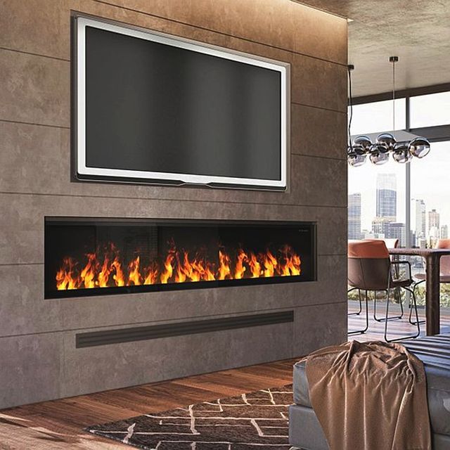 Dimplex® Optimyst® Black 86" Linear Vapor Fireplace-4