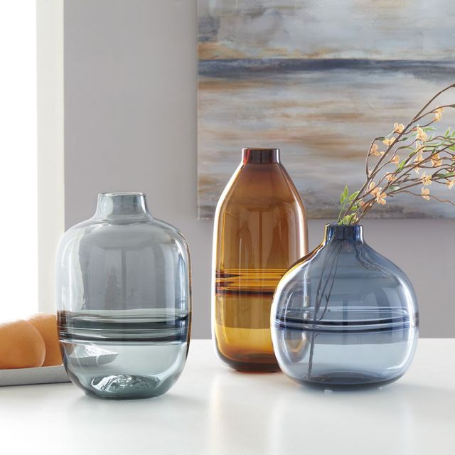 Signature Design by Ashley® Lemmitt Teal Vase-4