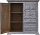 International Furniture Direct Terra Gray Gentleman's Chest-2