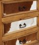 Horizon Home® Grand Mansion Brown 3-Drawer Nightstand-2