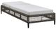 Armen Living Felicia Black/Grey Outdoor Patio Adjustable Chaise Lounge Chair-4