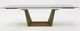 VIG Furniture Modrest Babia Smoked Glass/Walnut Dining Table-4