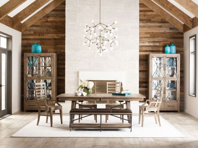 Kincaid® Modern Forge Laredo Sandy Brown Dining Table-2