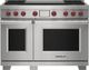 Wolf® 48" Stainless Steel Pro Style Dual Fuel Range-0