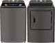 Midea® Metallic Gray Laundry Pair-0