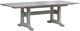 Urban Collections by Yutzy Woodworking Mission Trestle Sea Glass/Retreat White Oak 48"x72” Dining Table with 2 Leaves-0