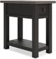 Signature Design by Ashley® Tyler Creek Grayish Brown End Table with Black Base -0