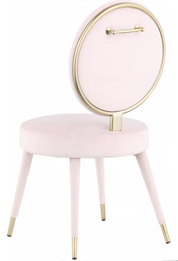 Meridian Furniture Brandy Pink Dining Chair-1