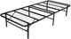 IFDC Black Youth Single Folding Cot Bed-0