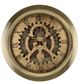 A & B Home Gold Wall Clock-0