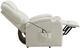 Coaster® Armstrong Ivory Upholstered Power Recliner with Lift and Massage-3