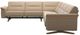 Stressless® by Ekornes® Stella 3-Piece Beige 132" Manual Reclining Sectional with Wood Base-1