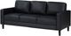 Coaster® Ruth Black Upholstered Track Arm Sofa-2