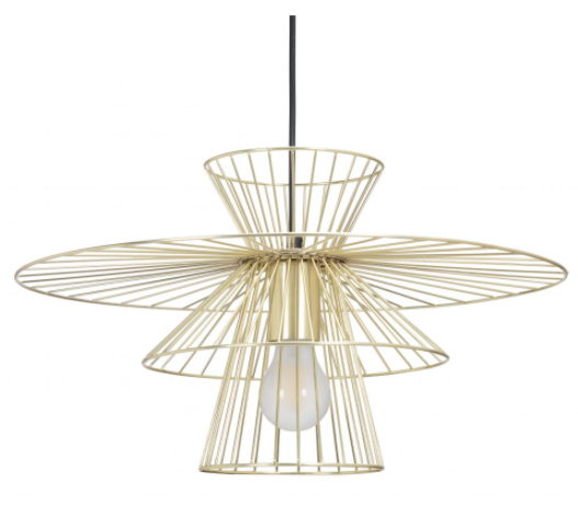 Zuo® Modern Azzi Gold Ceiling Lamp-1