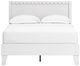 Signature Design by Ashley® Hallityn Matte White Full Panel Platform Bed-2