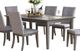 Mazin Furniture Felicity Light Gray Dining Table-1
