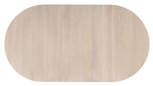 Furniture of America® Hines 7-Piece White Oak Oval Dining Table Set-2
