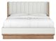 A.R.T. Furniture® Portico Cream Queen  Upholstered Shelter Panel Bed-2