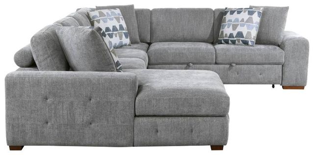 Homelegance® Raife 4-Piece Gray Sectional with Left Chaise-3