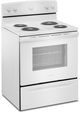 Amana® 30" White Freestanding Electric Range with Extra-Large Oven Window-2