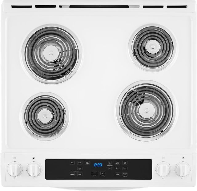 Whirlpool® 30" White Freestanding Electric Range with Frozen Bake™ Technology-4