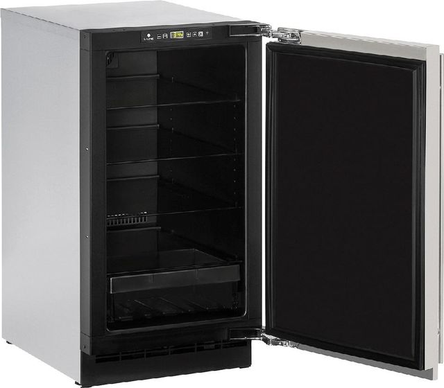U-Line® 2000 Series 3.4 Cu. Ft. Stainless Steel Under the Counter Refrigerator-1