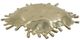 A & B Home Gold Decorative Platter-2
