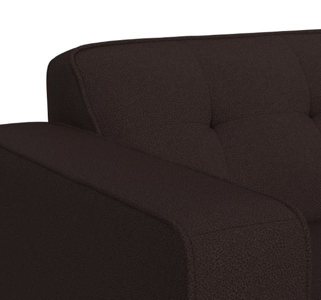 Elements International Destiny Pebble Brown Loveseat-4